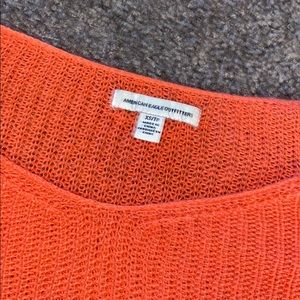 Mesh fleece sweater